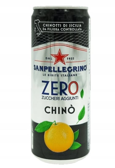 Sanpellegrino Chino ZERO napój gaz puszka 330ml SAN PELLEGRINO
