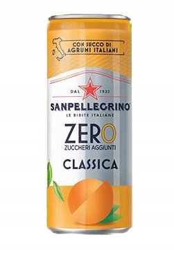Sanpellegrino Classica ZERO napój gaz puszka 330ml SAN PELLEGRINO