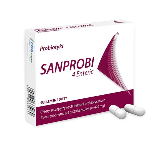 Sanprobi 4 Eneric, suplement diety, 20 kapsułek Sanprobi