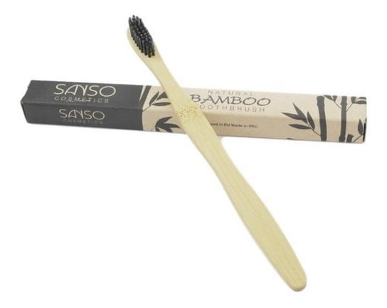 Sanso Cosmetics, bambusowa szczoteczka do zębów, 1 szt. Sanso Cosmetics