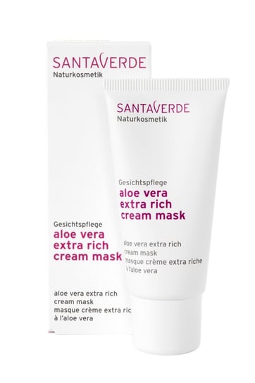 Santaverde, Aloe Vera, bogata kremowa maska aloesowa do twarzy, 30 ml Santaverde