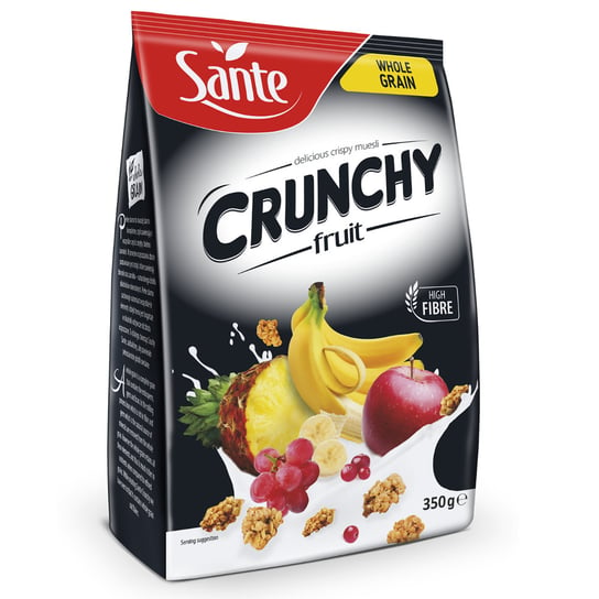 Sante crunchy płatki śniadaniowe owocowe 350g Sante