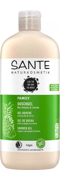Sante Family, Żel Pod Prysznic Z Organicznym Ananasem I Cytryną, 500ml SANTE