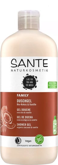 Sante Family, Żel Pod Prysznic Z Organicznym Kokosem I Wanilią, 500ml SANTE