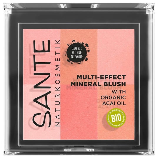Sante, Multi-Effect Mineral Blush, Naturalny róż mineralny, 01 Coral, 8g SANTE