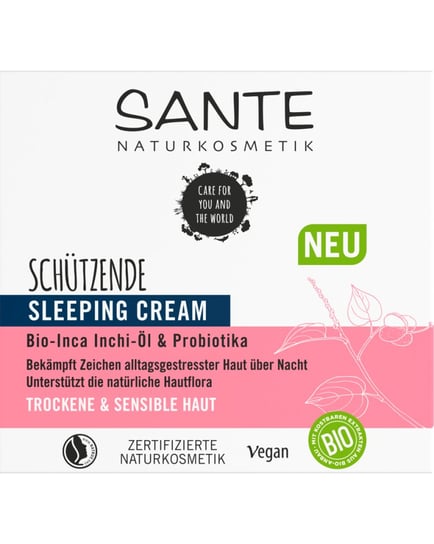 Sante, Ochronny Krem Regenerujący Na Noc Z Organicznym Olejem Inca Inchi I Probiotykami, 50ml SANTE