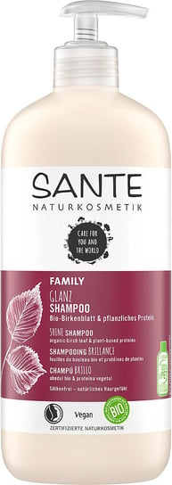 Sante [shine] Szampon nadający połysk z ekstraktem z liści organicznej brzozy i proteinami roślinnymi 500ml SANTE