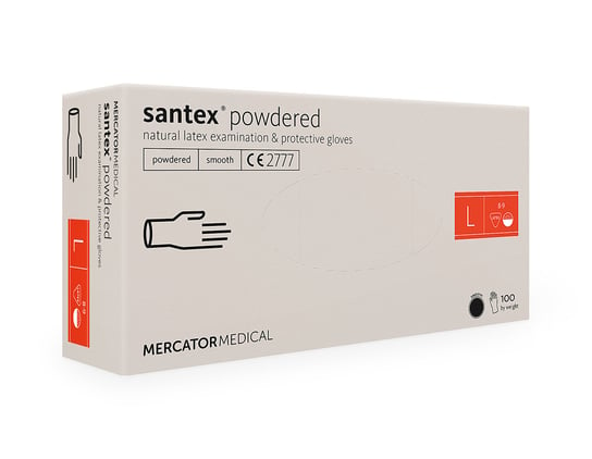 santex® powdered 100 szt., rozmiar L Mercator Medical