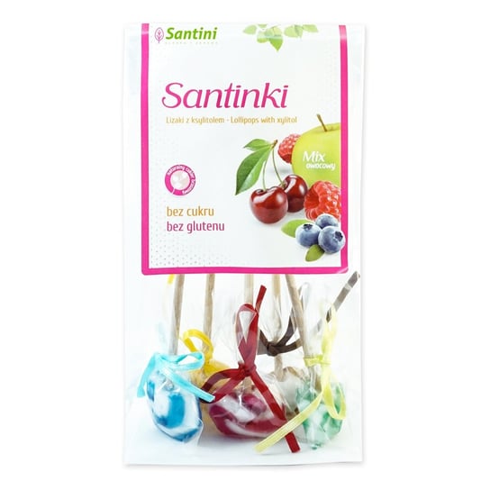 Santini, lizaki z ksylitolem mix, 5 x 10g Santini