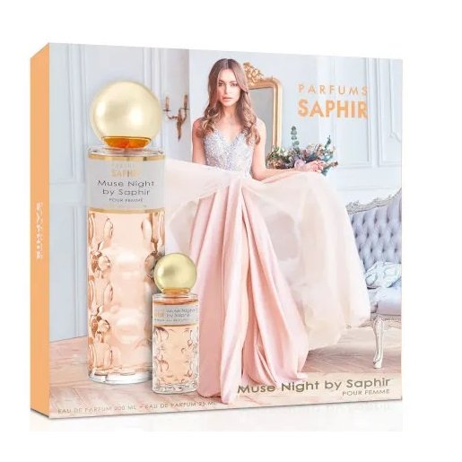 Saphir, Muse Night Pour Femme, zestaw prezentowy Perfum, 2 Szt. Saphir