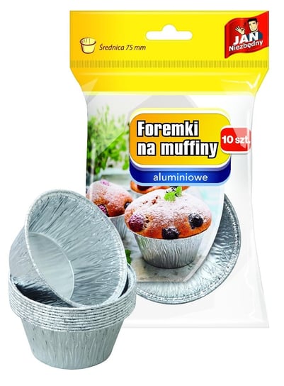 Sarantis Jan Niezbędny Foremki aluminiowe do pieczenia muffinek  1op.-10szt Sarantis