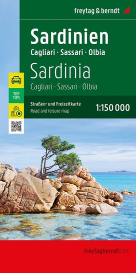 Sardynia Cagliari. Mapa 1:150 000 Opracowanie zbiorowe