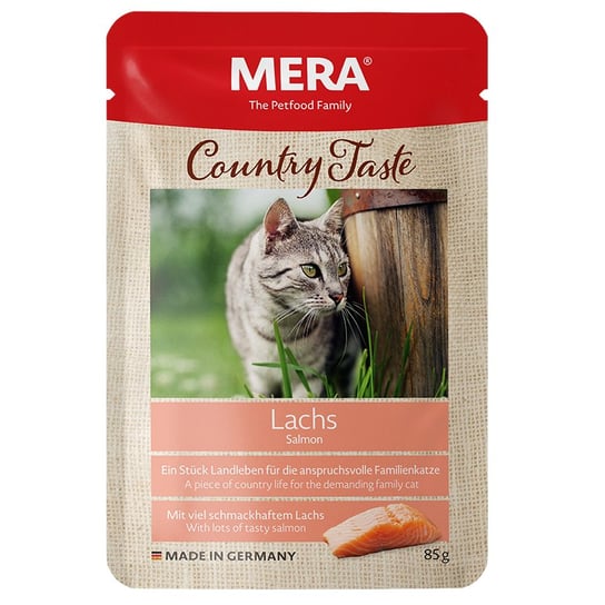 Saszetka dla kota MERA Country Taste Salmon, 85 g Mera
