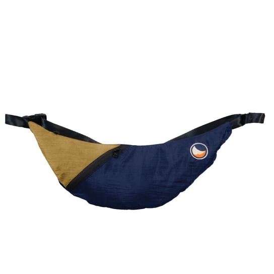 Saszetka na ramię torba składana Ticket to the Moon Upcycled Sling Bag Navy Blue-Gold  TMSLB0623 Ticket to The Moon