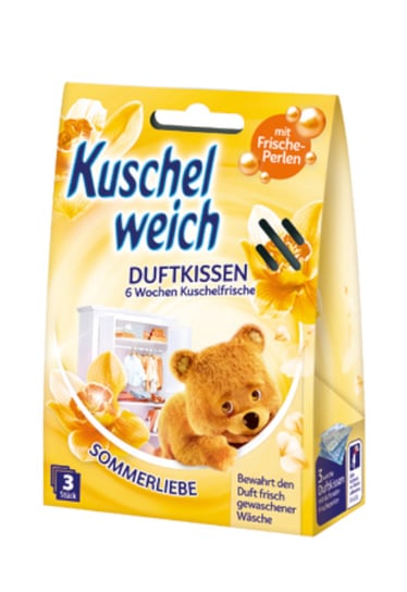 Saszetki zapachowe,  Kuschelweich Sommerliebe, 3 szt. Kuschelweich
