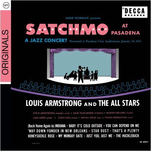 Satchmo at Pasadena Armstrong Louis