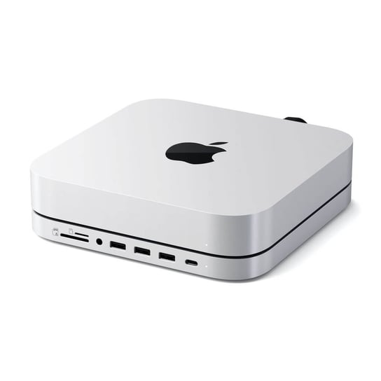 Satechi Stand I Hub 2W1 Do Mac Mini Ze Złączem Ssd Srebrny Satechi