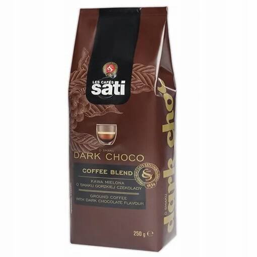 Sati Dark Choco - Kawa Mielona O Smaku Gorzkiej Czekolady 250G Inna marka