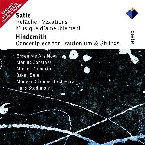 Satie : Cinéma, Sonnerie & Vexations Michel Dalberto, Marius Constant & Ensemble Ars Nova