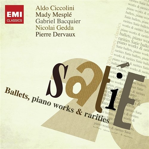 Satie: 3 Mélodies sans paroles: No. 3, Marienbad Nicolai Gedda & Aldo Ciccolini