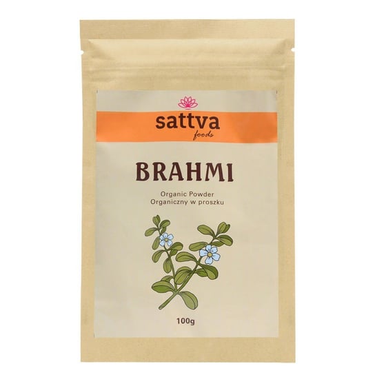 Sattava, Foods, Zioła w proszku brahmi powder puder, Suplement diety, 100 g Sattava
