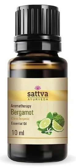 Sattva, Aromatherapy Essential Oil, Olejek Eteryczny Bergamot, 10 Ml Sattva