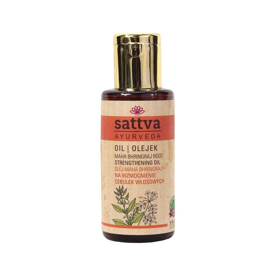 Sattva, Ayurveda Maha Bhringraj Strengthening Oil olejek na wzmocnienie cebulek włosowych 100ml Sattva