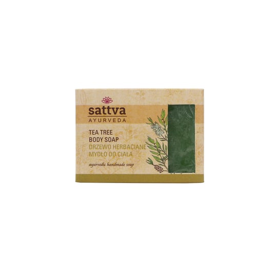 Sattva, Ayurveda, mydło, drzewo herbaciane, 125 g Sattva