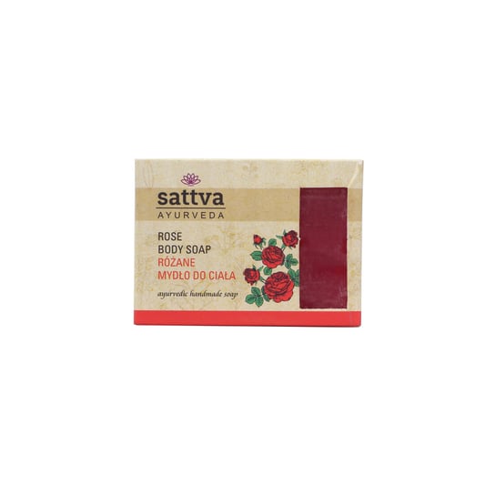 Sattva, Ayurveda, mydło, różane, 125 g Sattva