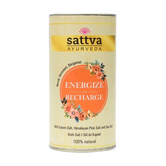 Sattva, Bath Salt, Sól Do Kąpieli, Energize And Recharge, 300g Sattva