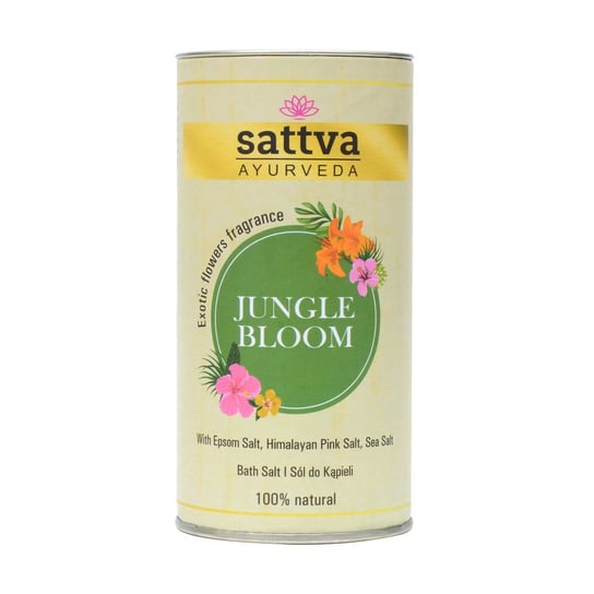 Sattva, Bath Salt, Sól Do Kąpieli, Jungle Bloom, 300g Sattva