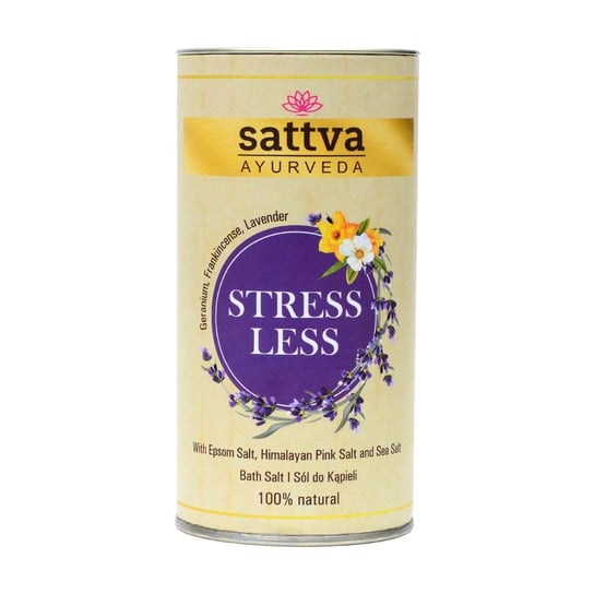 Sattva, Bath Salt, Sól Do Kąpieli, Stress Less, 300g Sattva