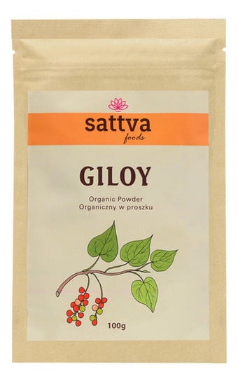 Sattva Foods Giloy Powder Organiczny proszek Suplement diety, 100g Sattva