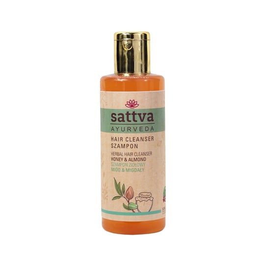 Sattva Hair Cleanser Szampon ziołowy Honey & Almond 210ml Sattva