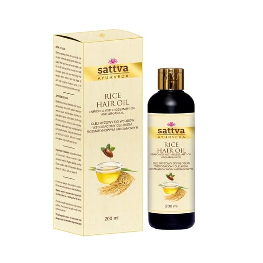 Sattva, Hair Oil, Olej Ryżowy Do Włosów, 200 Ml inna