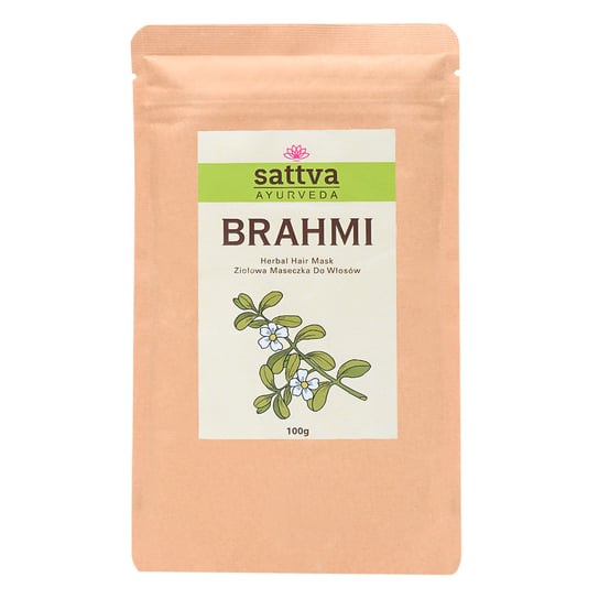 Sattva, Herbal Brahmi Powder, Suplement diety, 100 g Sattva
