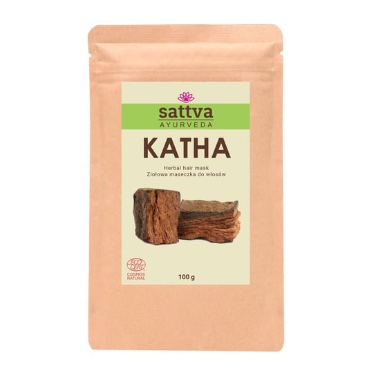 Sattva, Herbal Hair Mask ziołowa maseczka do włosów Katha, 100g Sattva