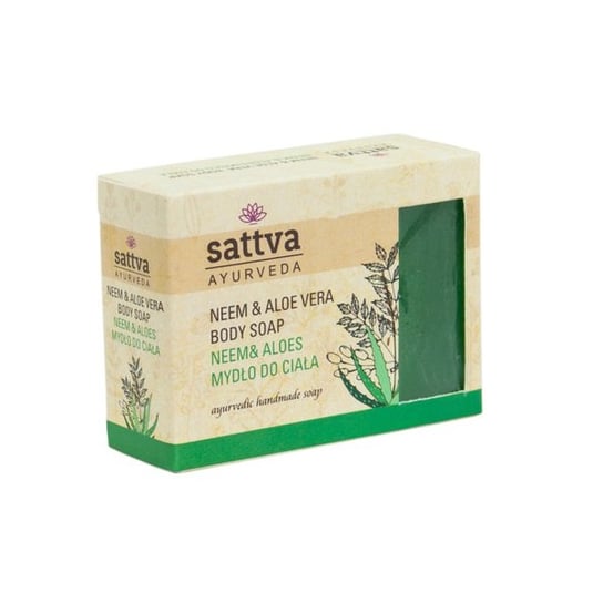 Sattva, mydło do ciała Neem&Aloes, 125 g Sattva
