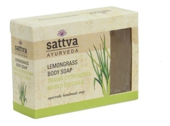 Sattva mydło Trawa Cytrynowa Indyjskie Swati, 125 g Sattva