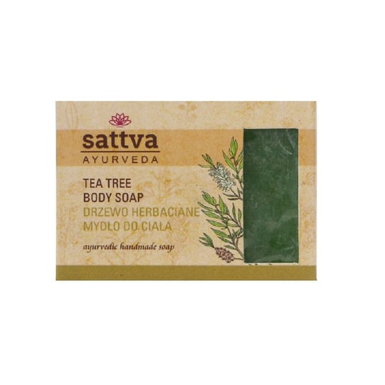 Sattva, Mydło W Kostce Do Ciała Drzewo Herbaciane, 125 G Sattva
