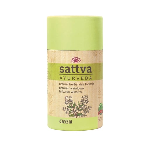 Sattva, Natural Herbal Dye for Hair naturalna ziołowa farba do włosów Cassia 150g Sattva