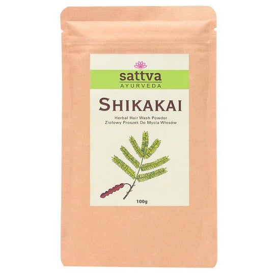 Sattva, puder do mycia włosów, Shikakai, 100 g Sattva