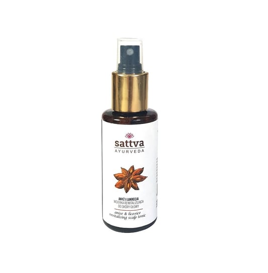 Sattva, Revitalising Scalp Tonic, rewitalizująca wcierka do skóry głowy Anise & Licorice, 100ml Sattva