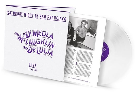 Saturday Night In San Francisco. Live 12-6-80 Al Di Meola, McLaughlin John, Paco De Lucia