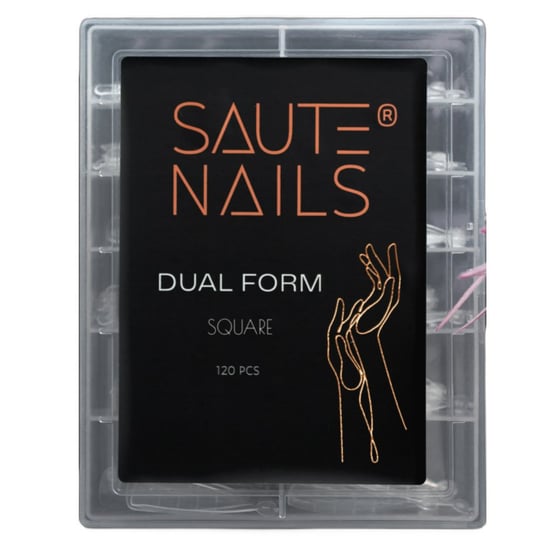 SAUTE NAILS Dual Formy do paznokci SQUARE - 120 sztuk Saute Nails