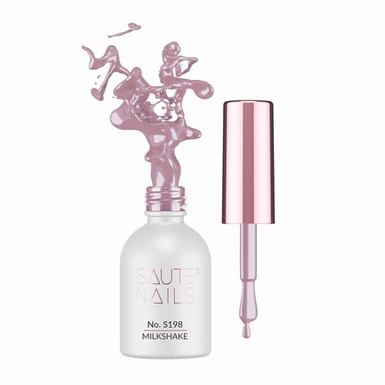 SAUTE NAILS Lakier Hybrydowy S198 MILKSHAKE - 8ml Saute Nails