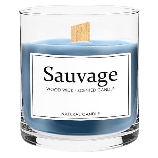 Sauvage - Sojowa Świeczka Zapachowa W Szkle SkandynawskiDom