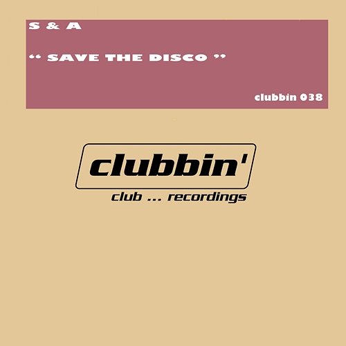 Save the Disco S, A