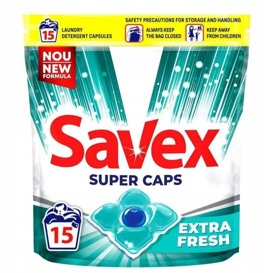 Savex Kapsułki do prania Białego Super Caps FRESH Save