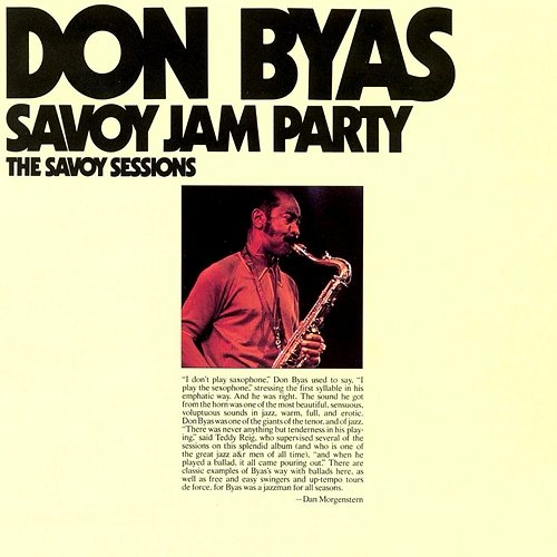 Savoy Jam Party: The Savoy Sessions Don Byas